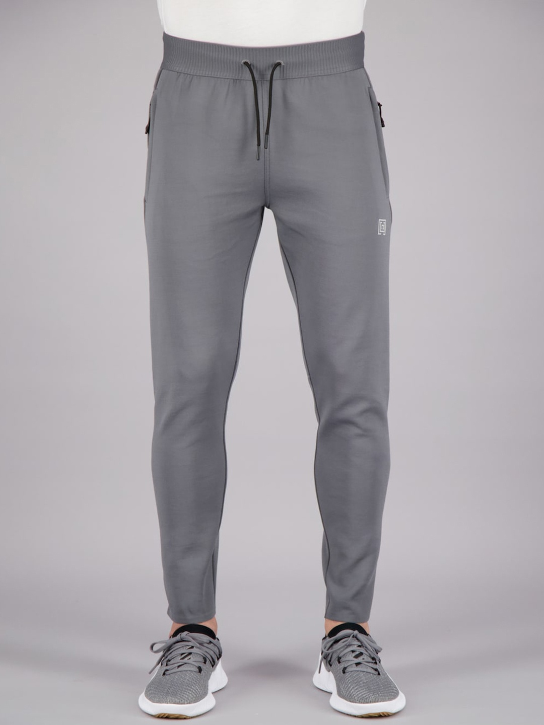 

FREESOUL Men Grey Solid Track Pants