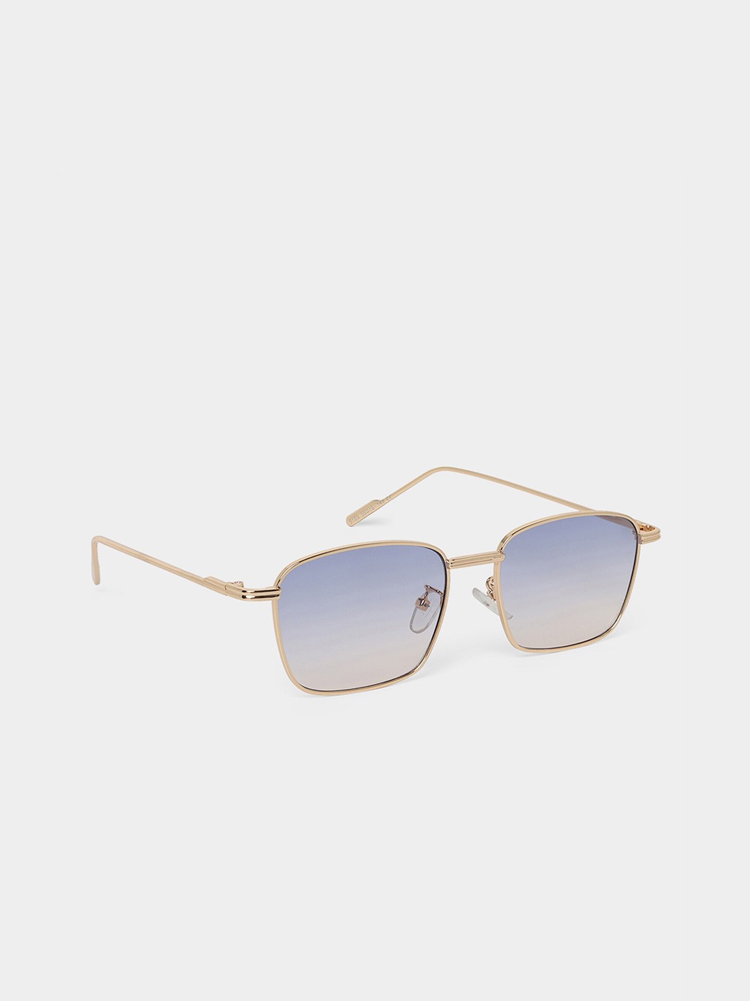 

20Dresses Women Purple Lens & Gold-Toned Square Sunglasses SG0574