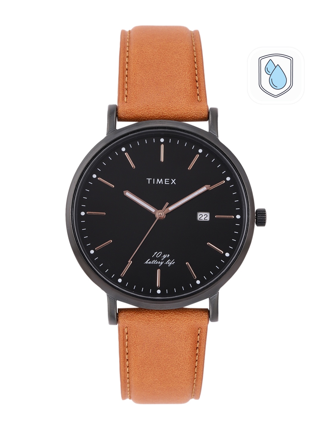 

Timex Men Black Analogue Watch TWEG17710