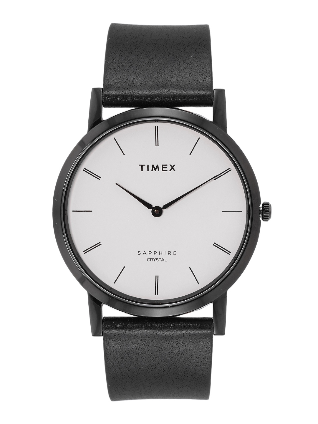 

Timex Men Leather Straps Analogue Watch TWEG17407, Grey