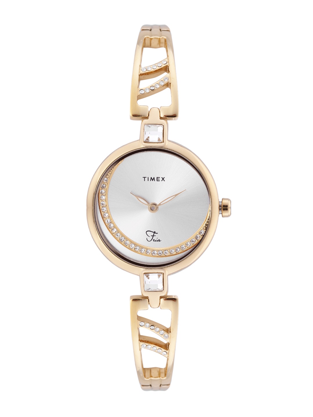 

Timex Women Bracelet Style Straps Analogue Watch TWEL15200, Silver
