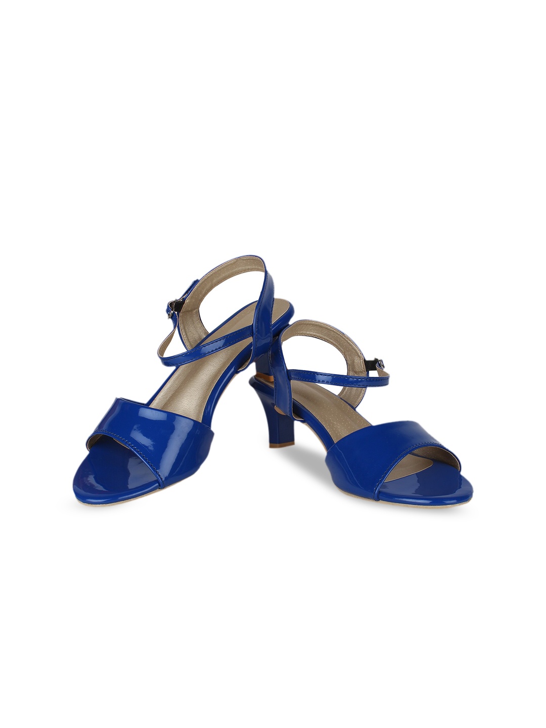 

Glitzy Galz Women Blue Kitten Sandals