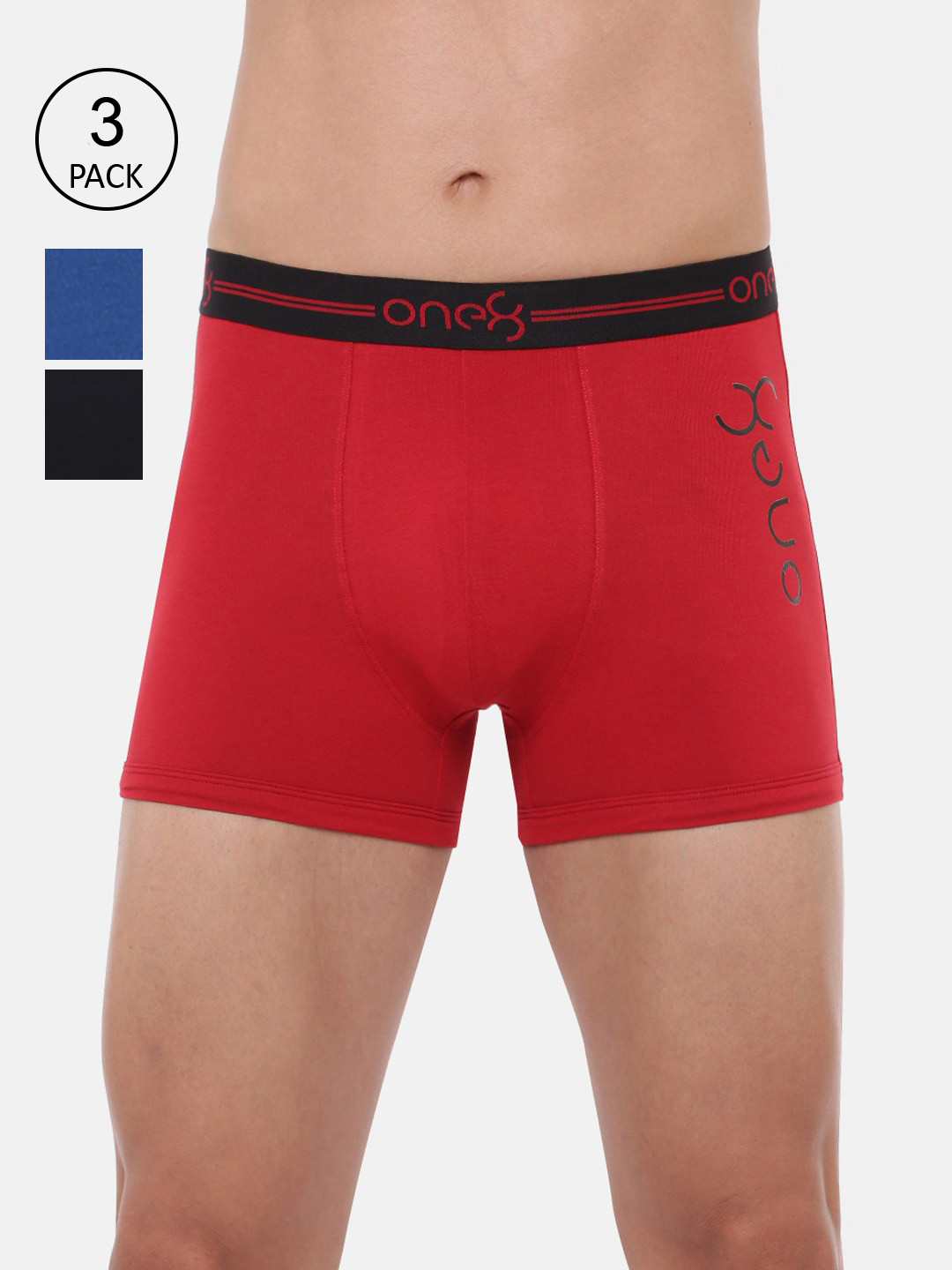 

one8 by Virat Kohli Men Pack Of 3 Assorted Trunks