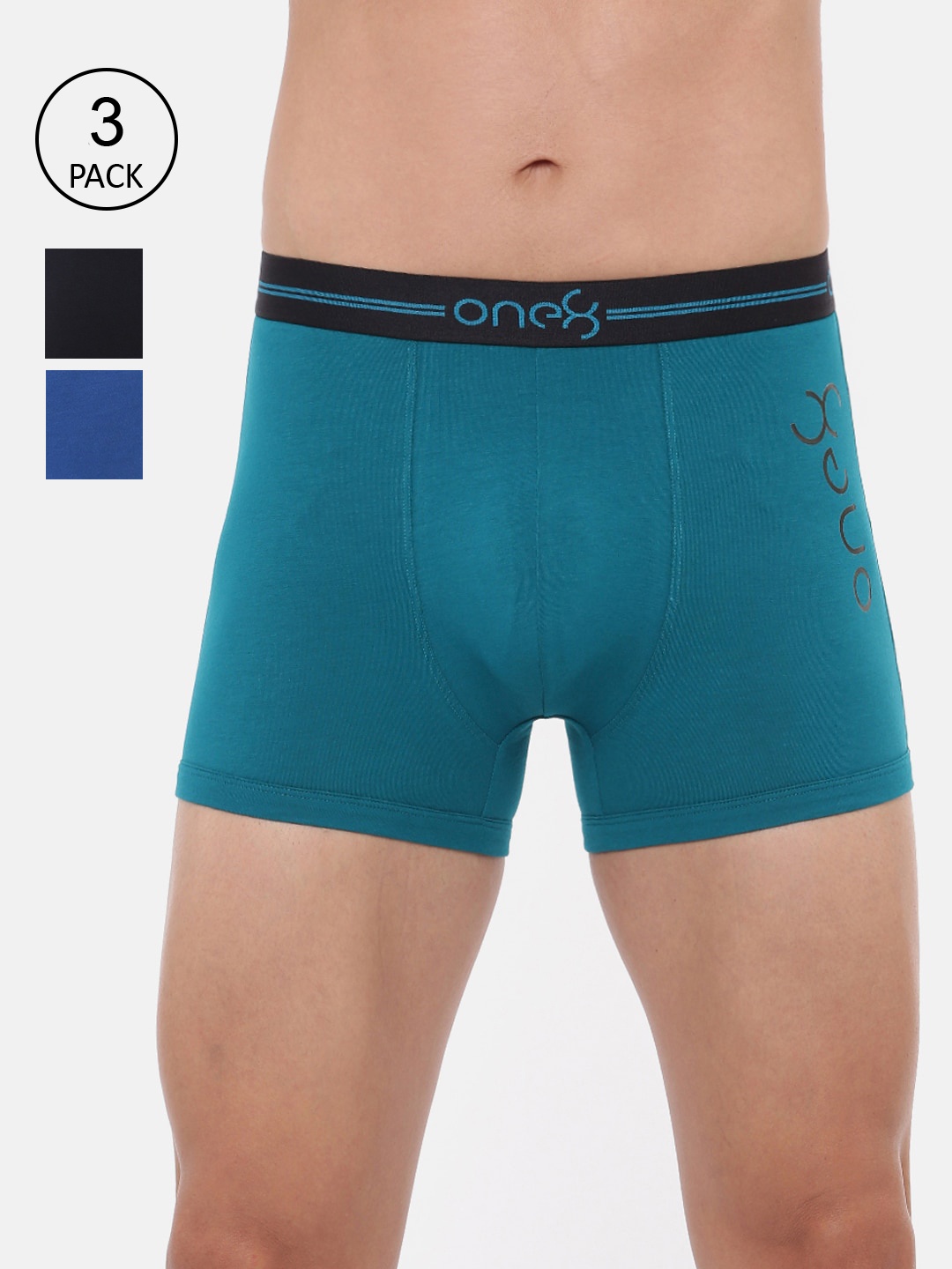 

one8 by Virat Kohli Men Set of 3 Assorted Trunks 230-PO3