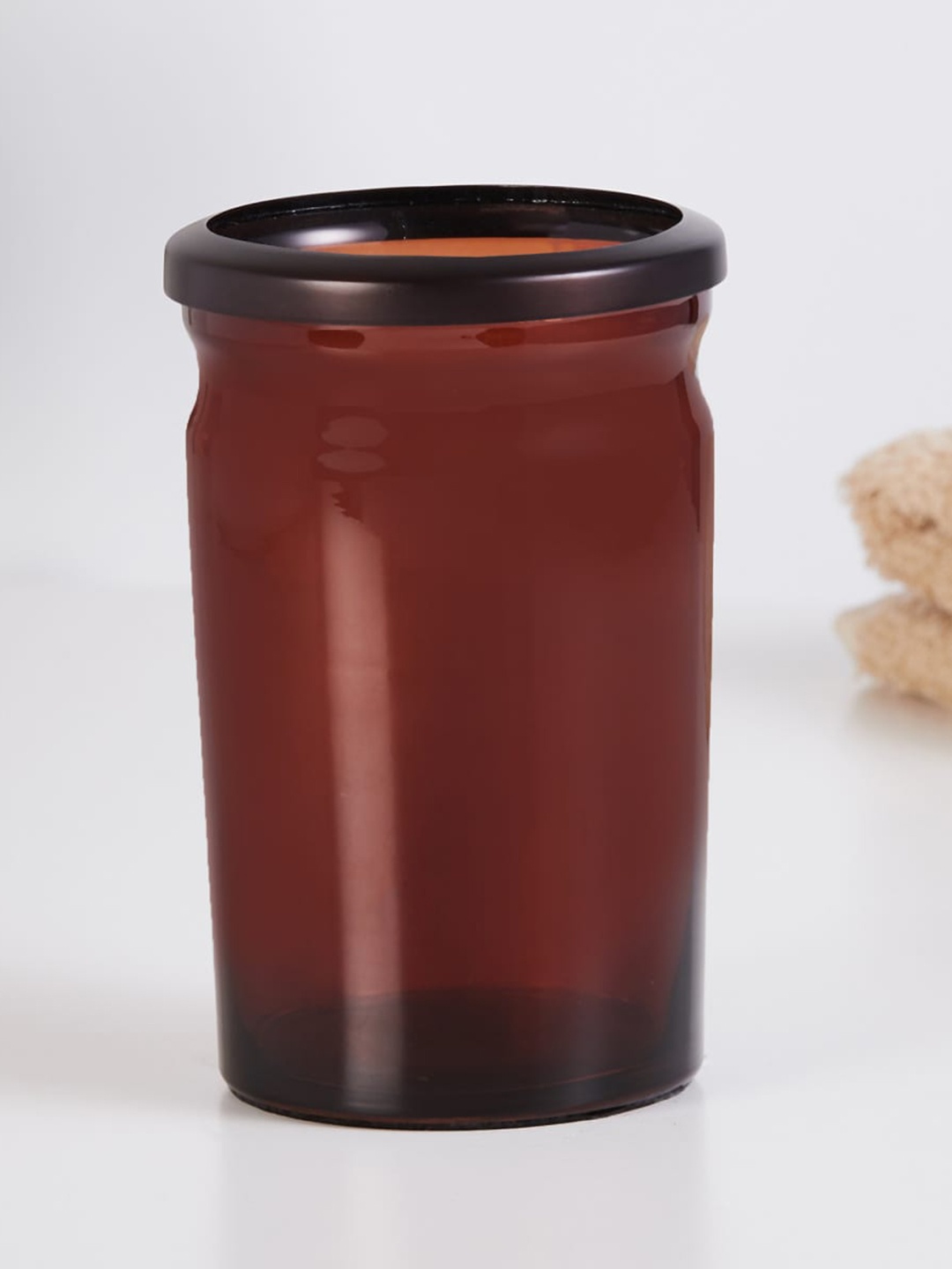 

Home Centre Panama Kiara Brown Solid Glass Tumbler