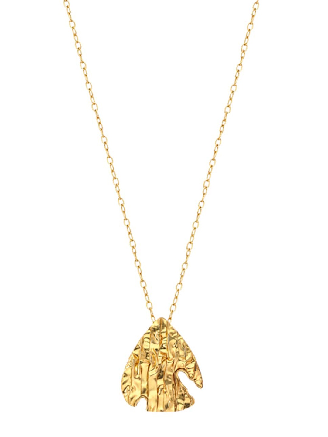 

MNSH Gold-Toned Brass Pendant with Chain