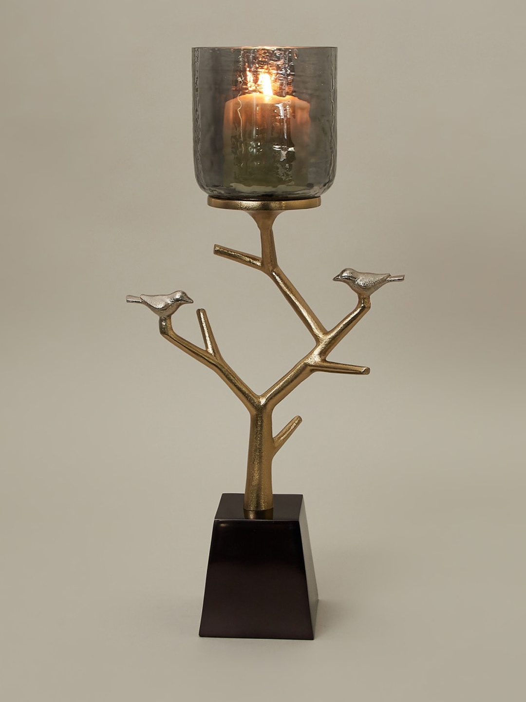 

Home Centre Gold-Toned Solid Metal Candle Holder