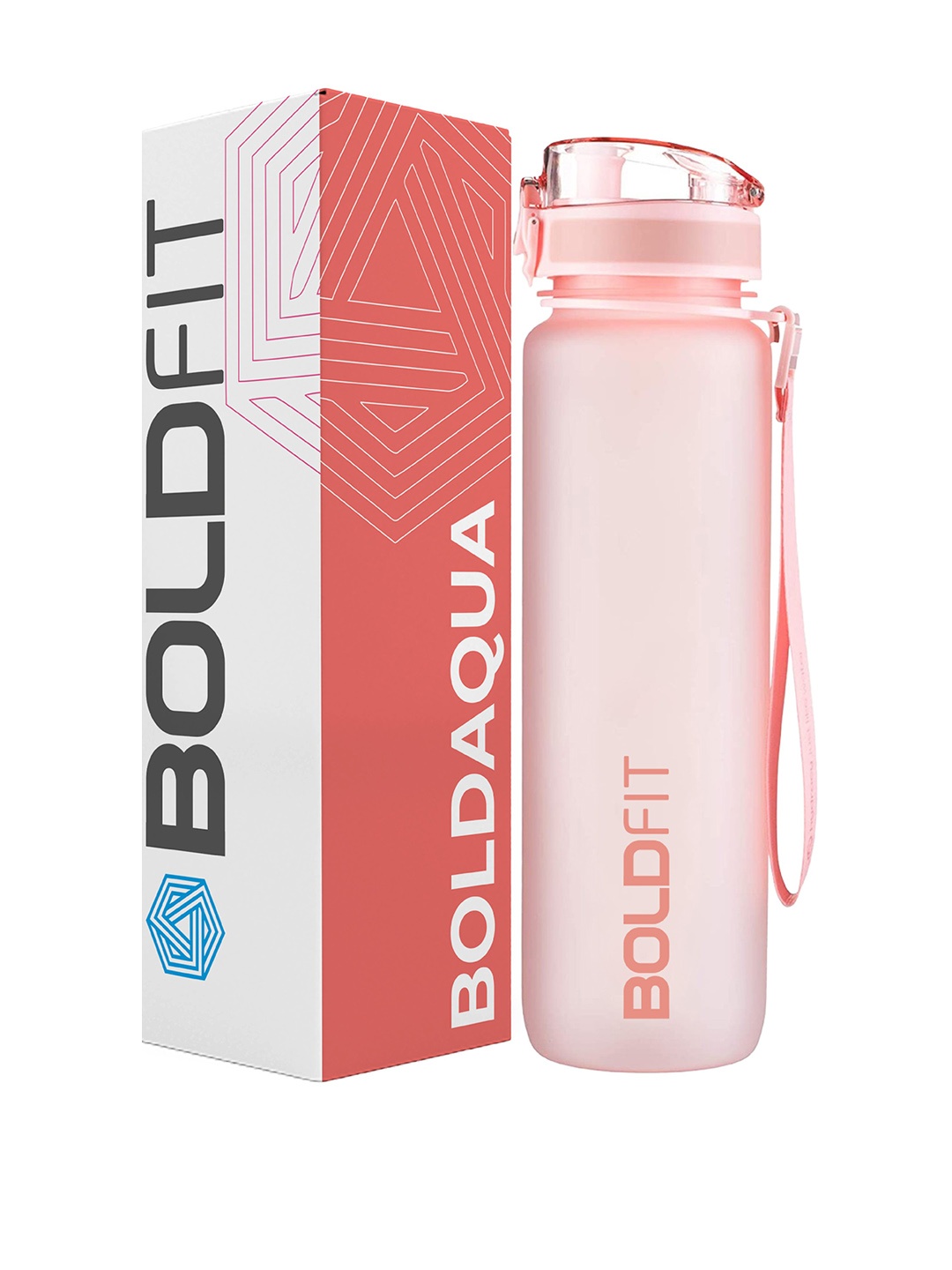 

BOLDFIT Pink Plastic Solid Sippper