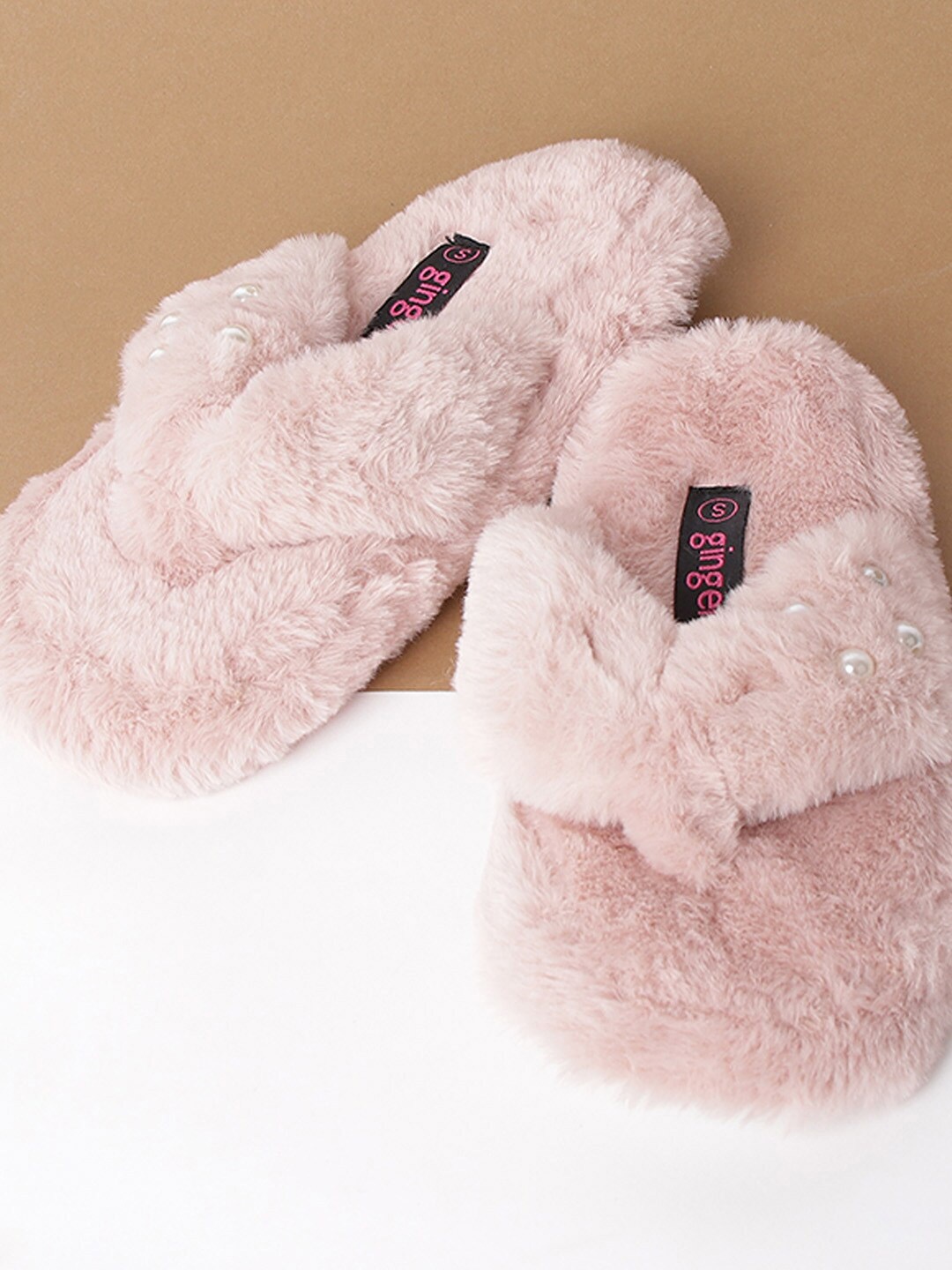 

Ginger by Lifestyle Women Pink Rubber Room Slippers
