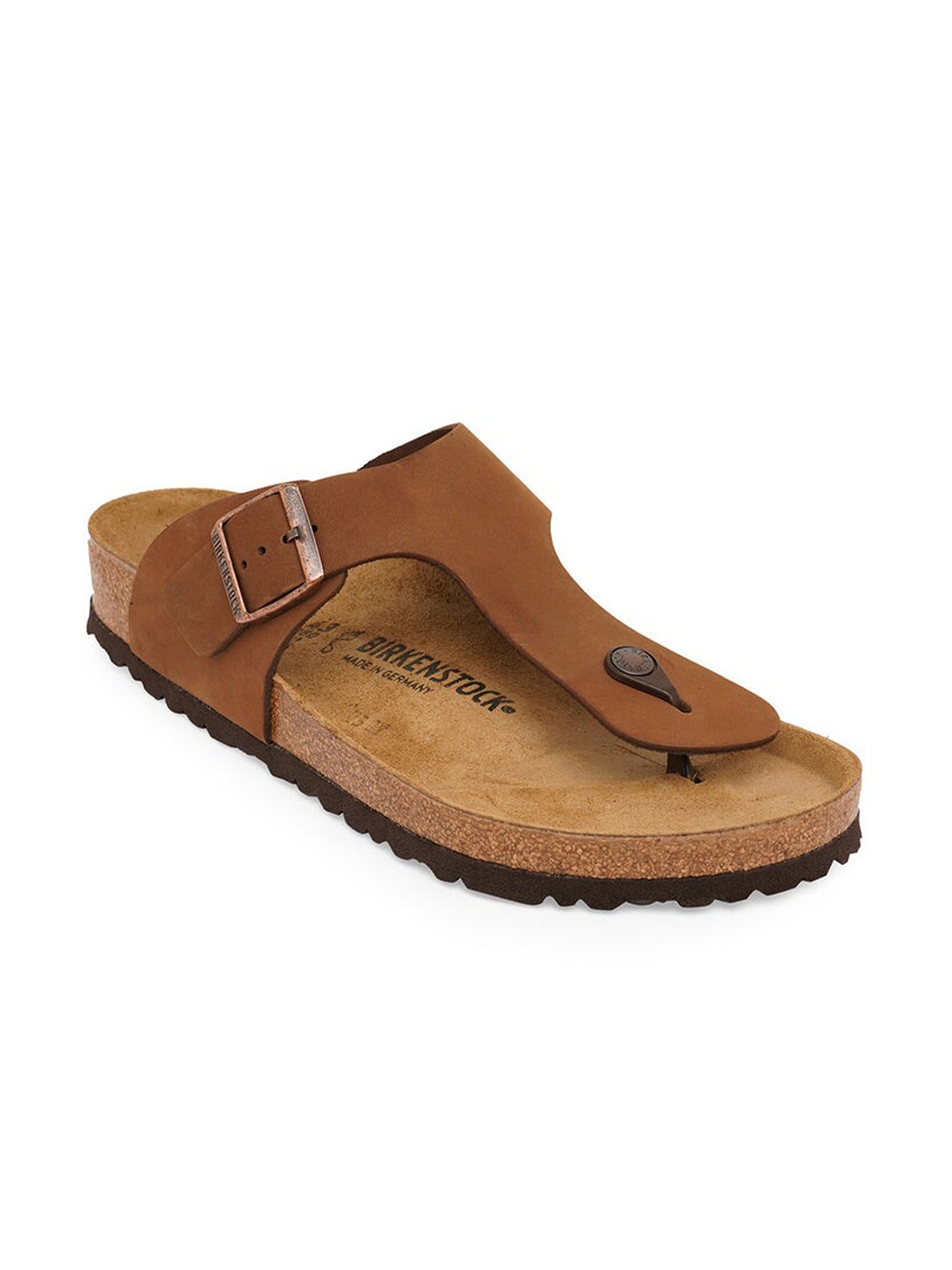

Birkenstock Brown Regular Width Ramses Leather Comfort Sandals