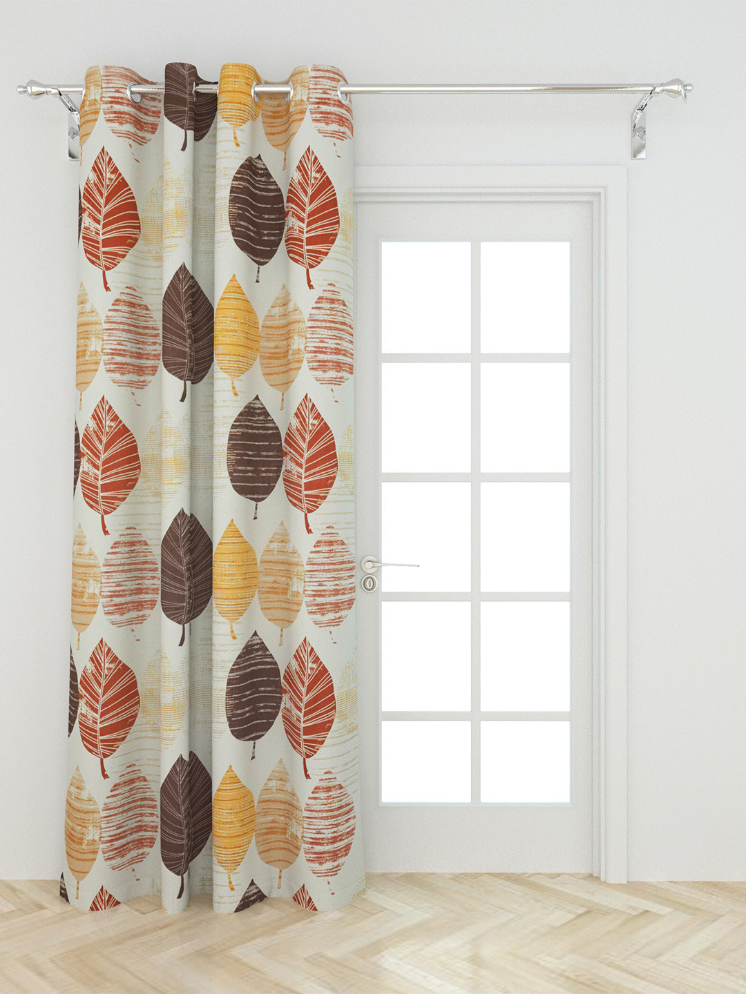 

Home Centre Multicoloured Set of 2 Floral Door Curtain, Multi