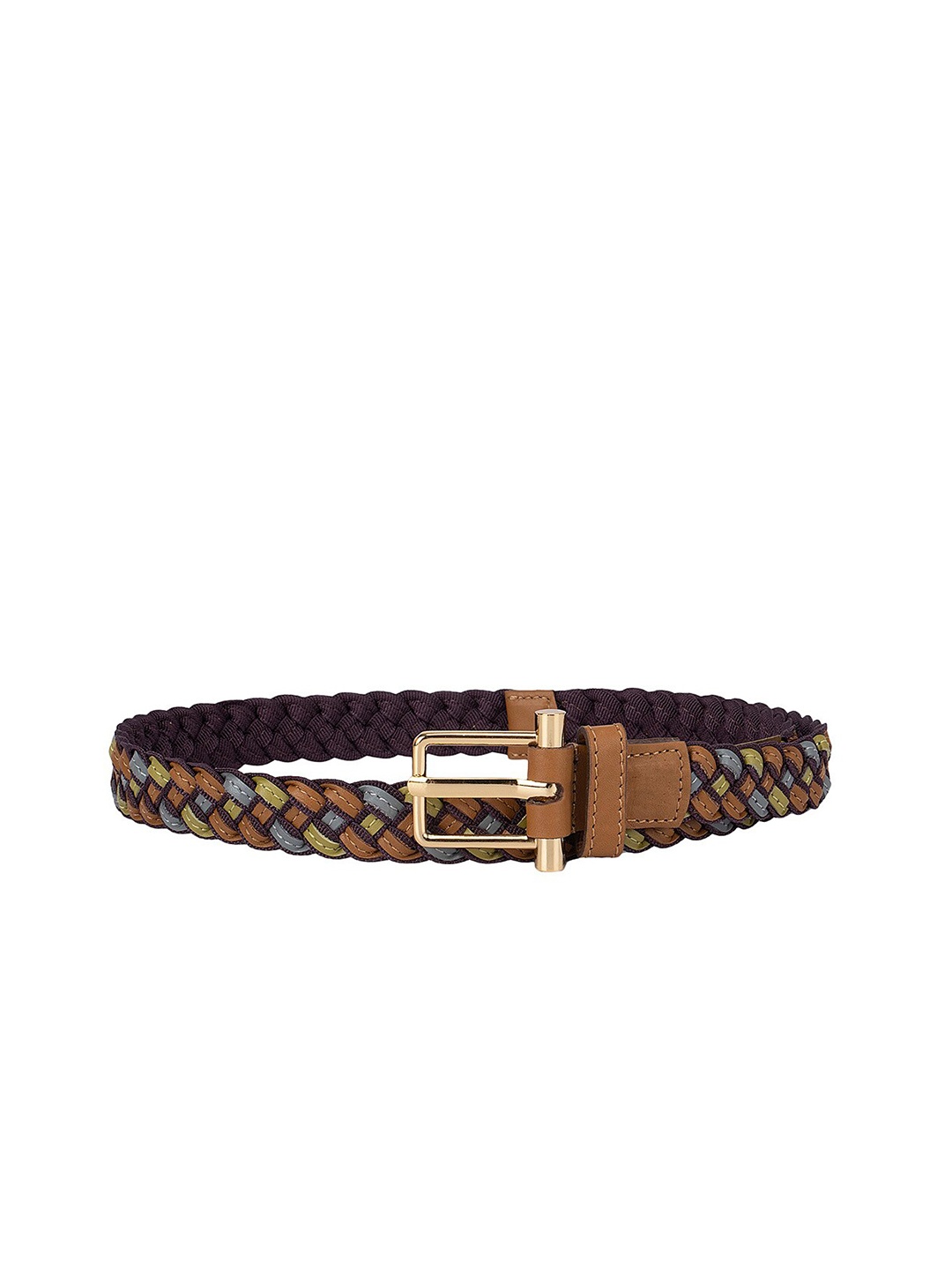 

Da Milano Women Brown Textured Leather Belt