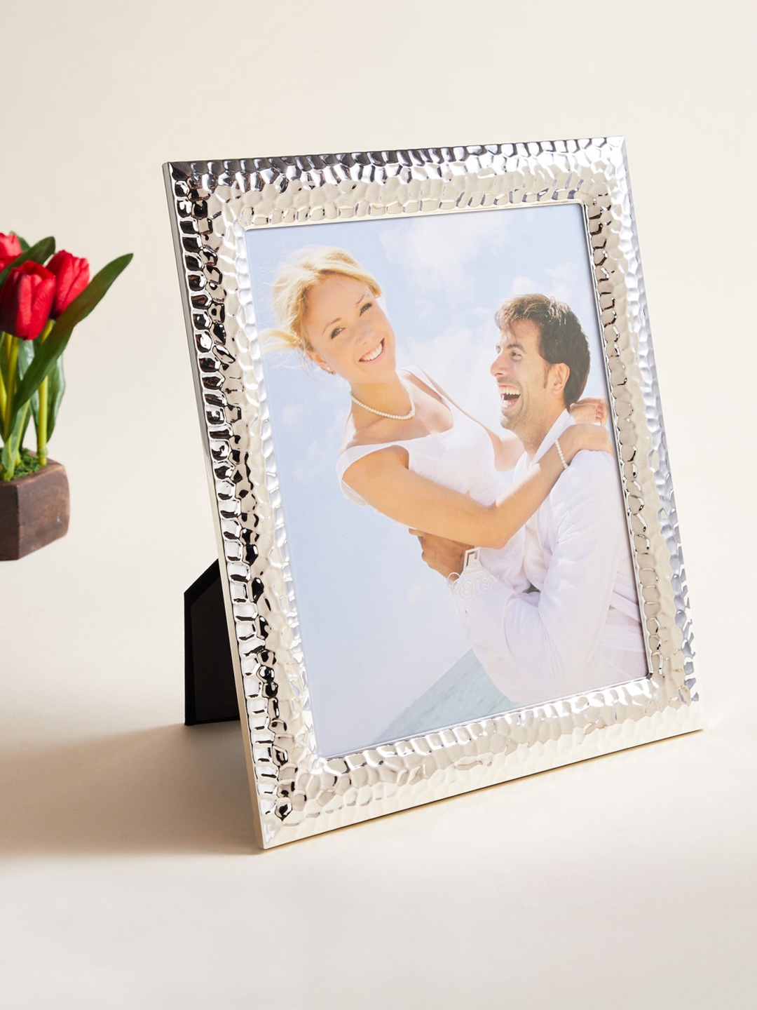 

Home Centre Silver-Toned Steel Photo Frame