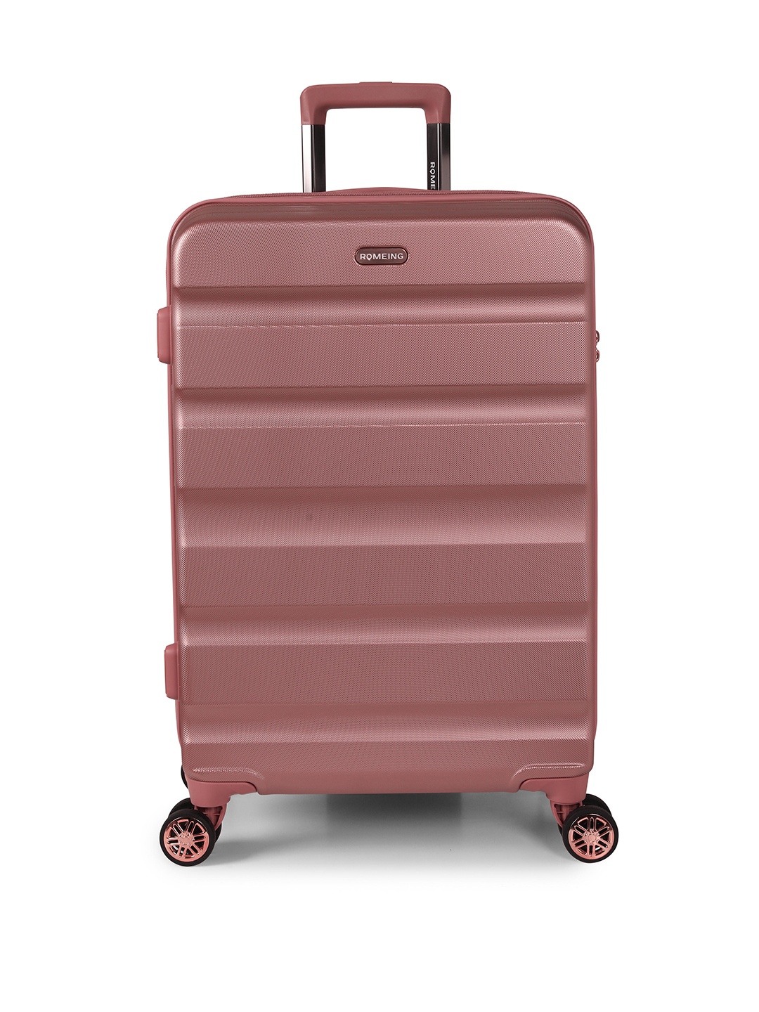 

ROMEING Venice Rose Gold-Colored Textured Polycarbonate Medium Trolley Bag