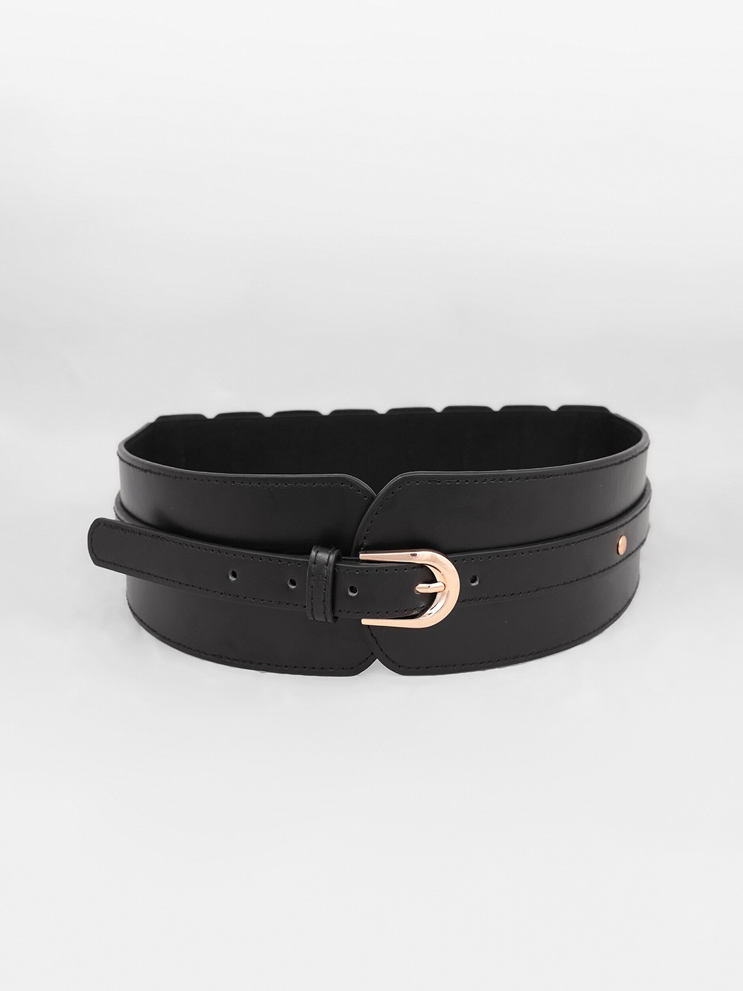 

CRUSSET Women Black Stretchable Belt