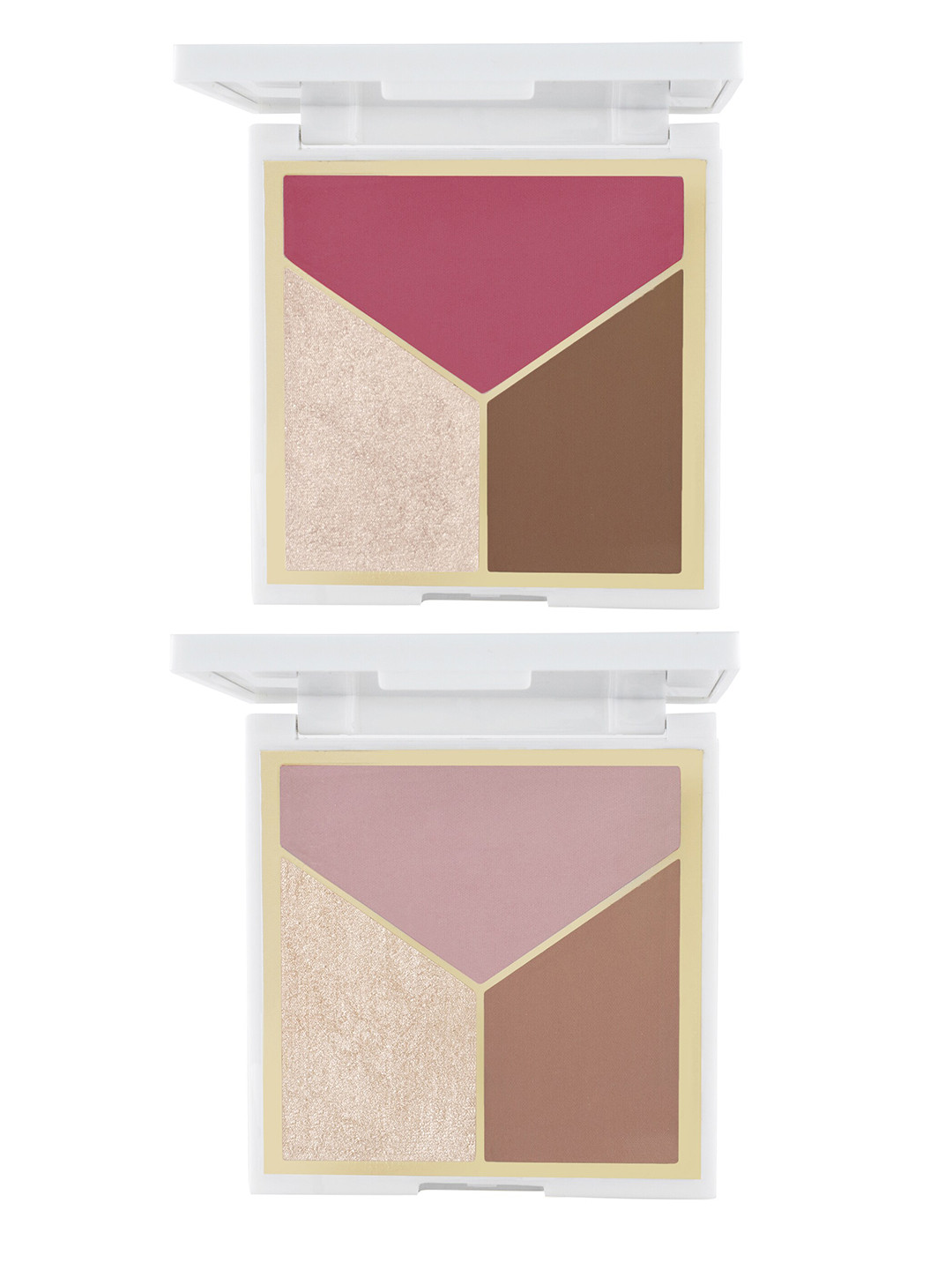 

MARS Set of 2 I Belong In Your Purse Palette Blusher with Highlighter & Bronzer - 01 & 02, Multi