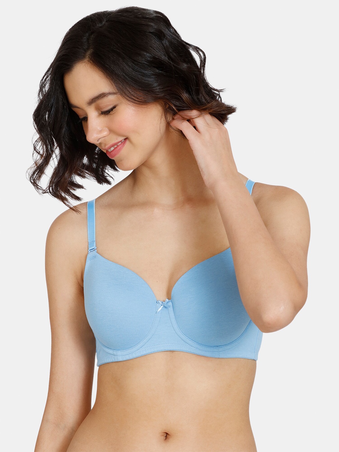 

Zivame Blue Non-Wired Non Padded Bra