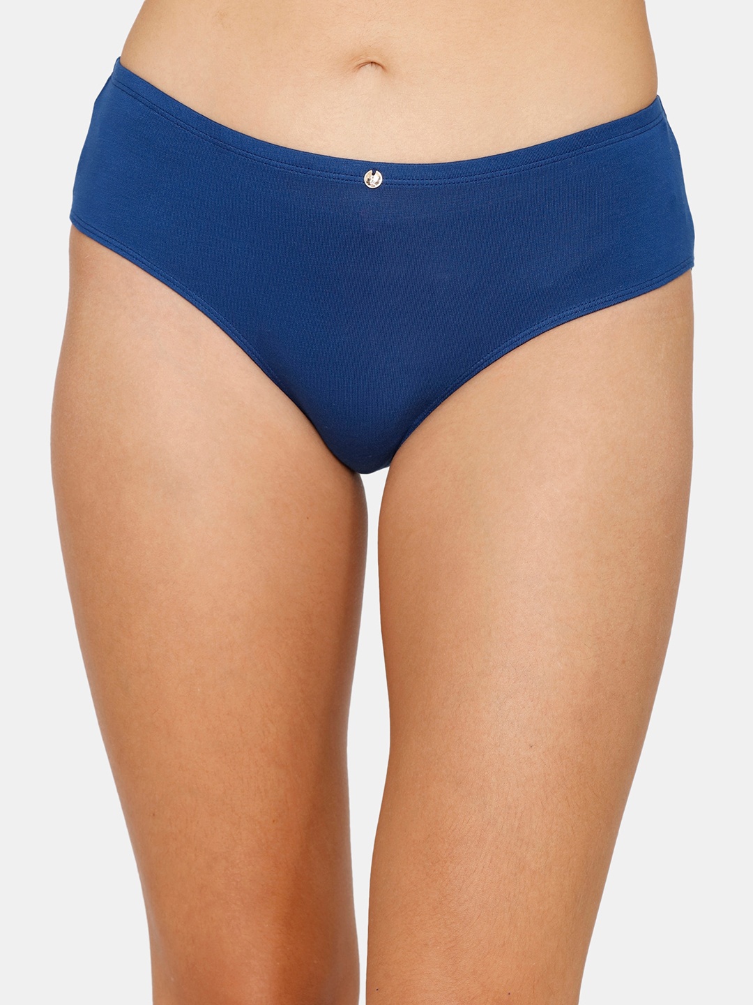 

Zivame Women Blue Solid Pure Cotton Hipster Briefs ZI2631FASH0BLUE