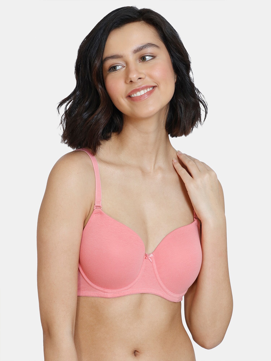 

Zivame Pink Non Padded Bra