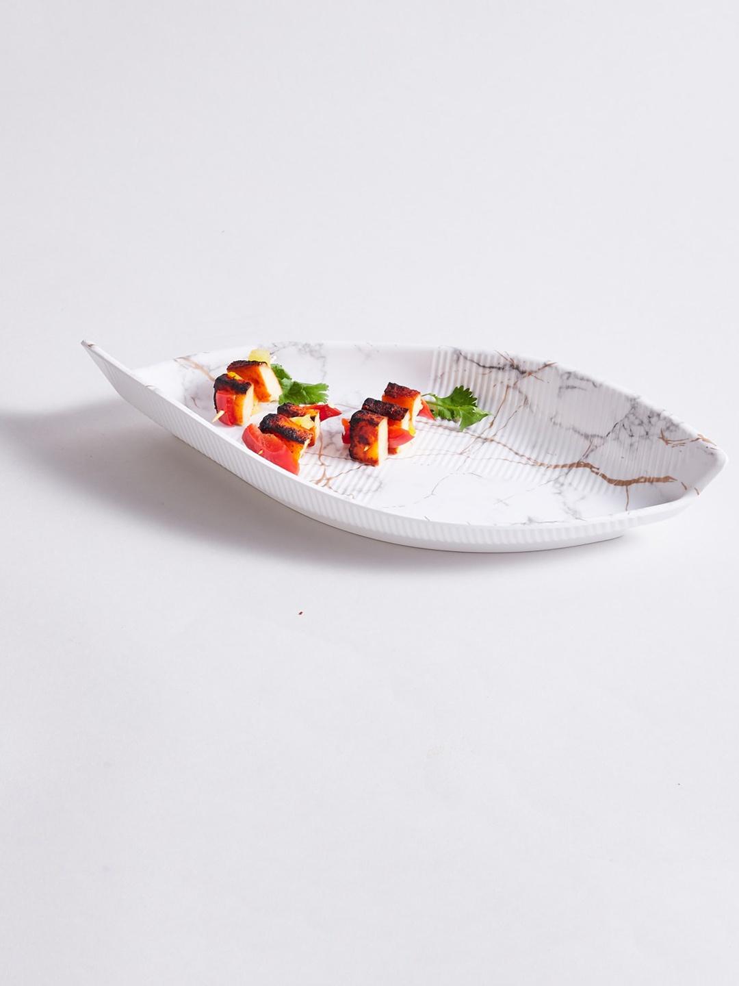 

Home Centre White Printed Large Platter