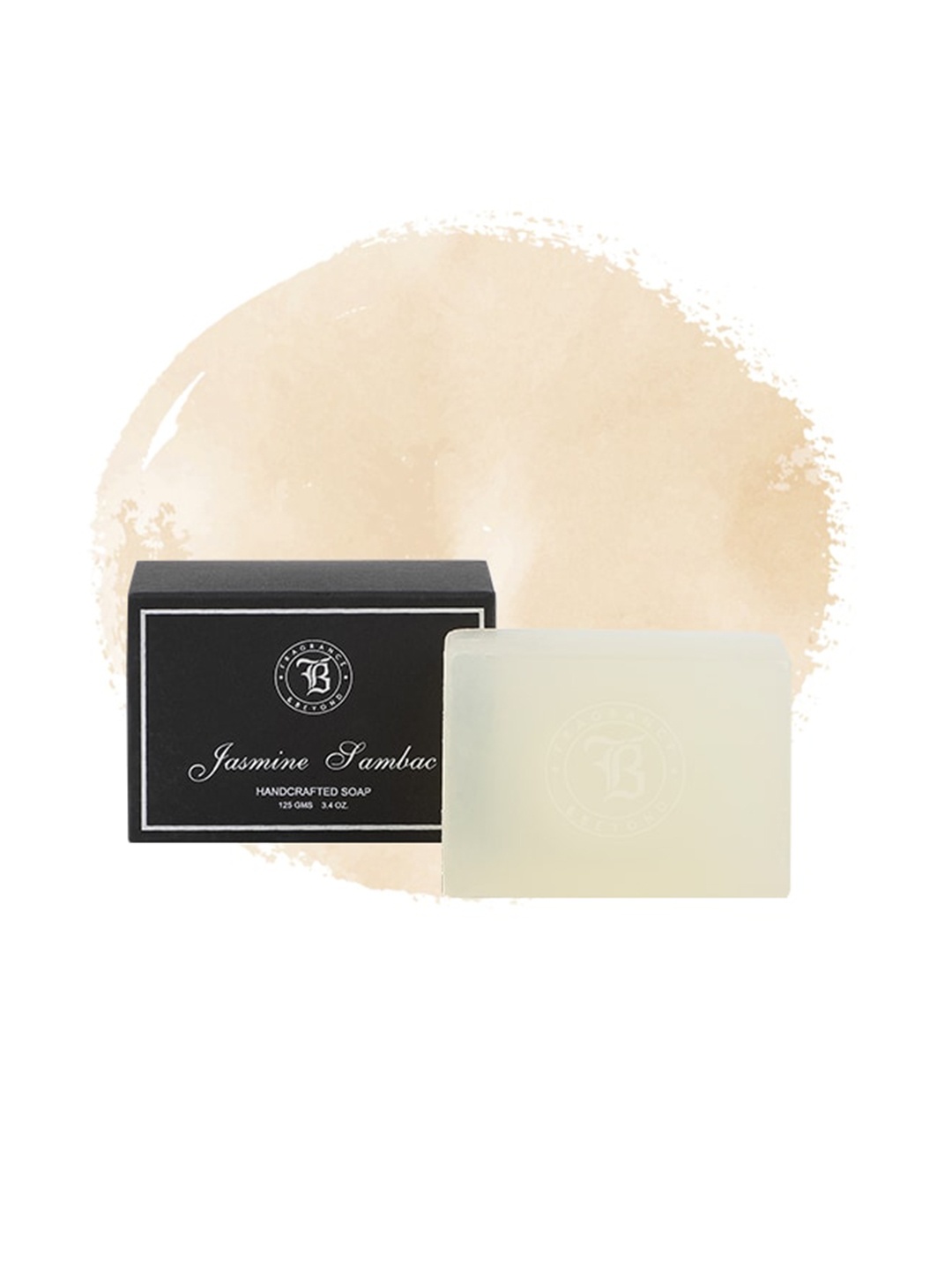 

Fragrance & Beyond Jasmine Sambac Natural Soap - 125g, Black