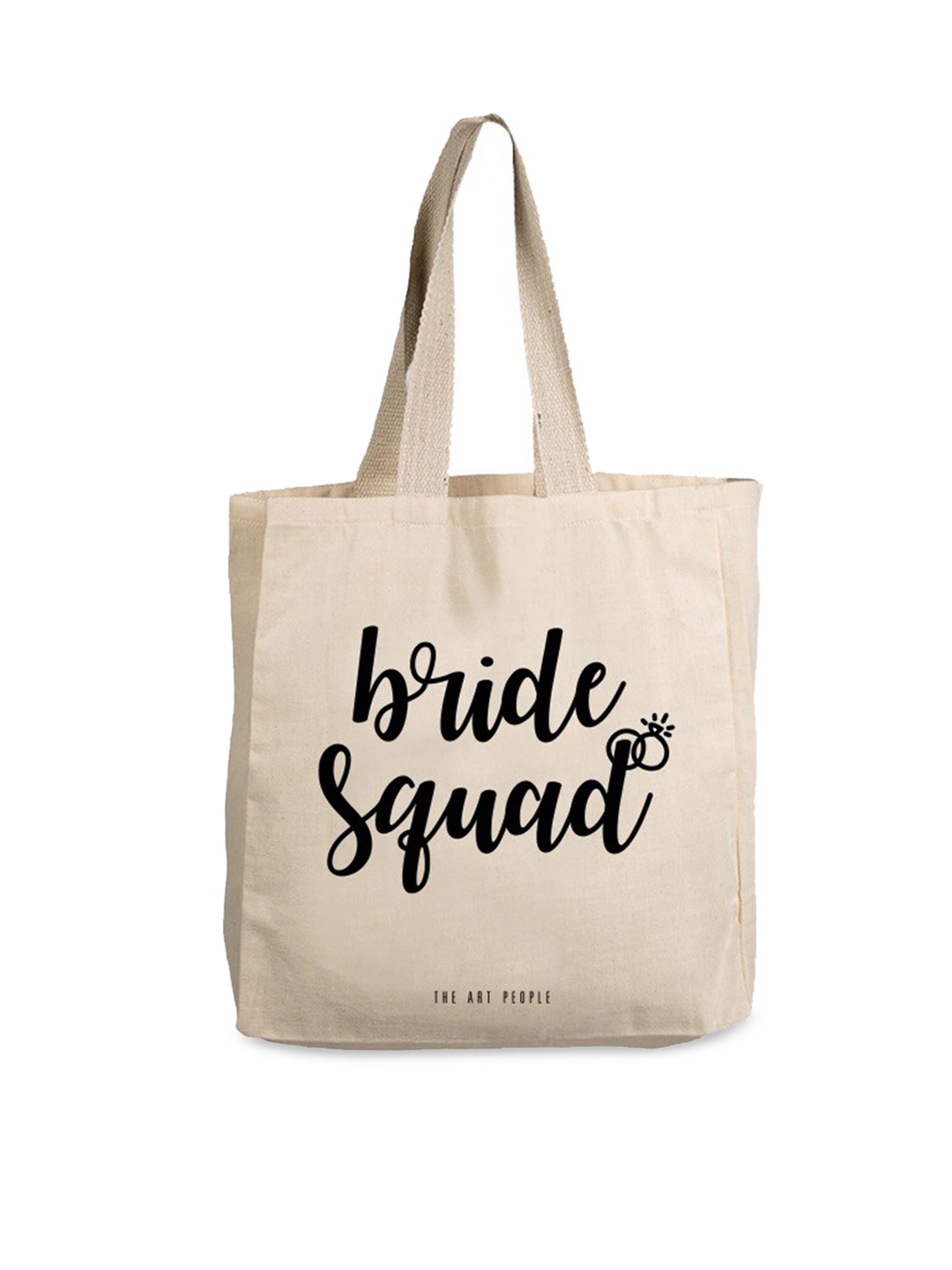 

The Art People Off White Typography Printed Shopper Tote Bag