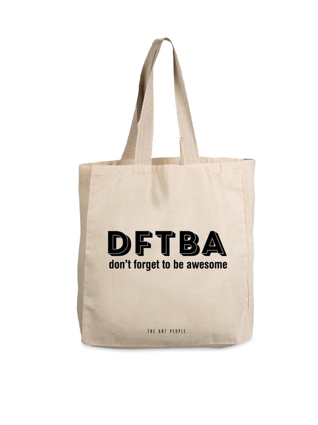 

The Art People Off White Printed Shopper Tote Bag