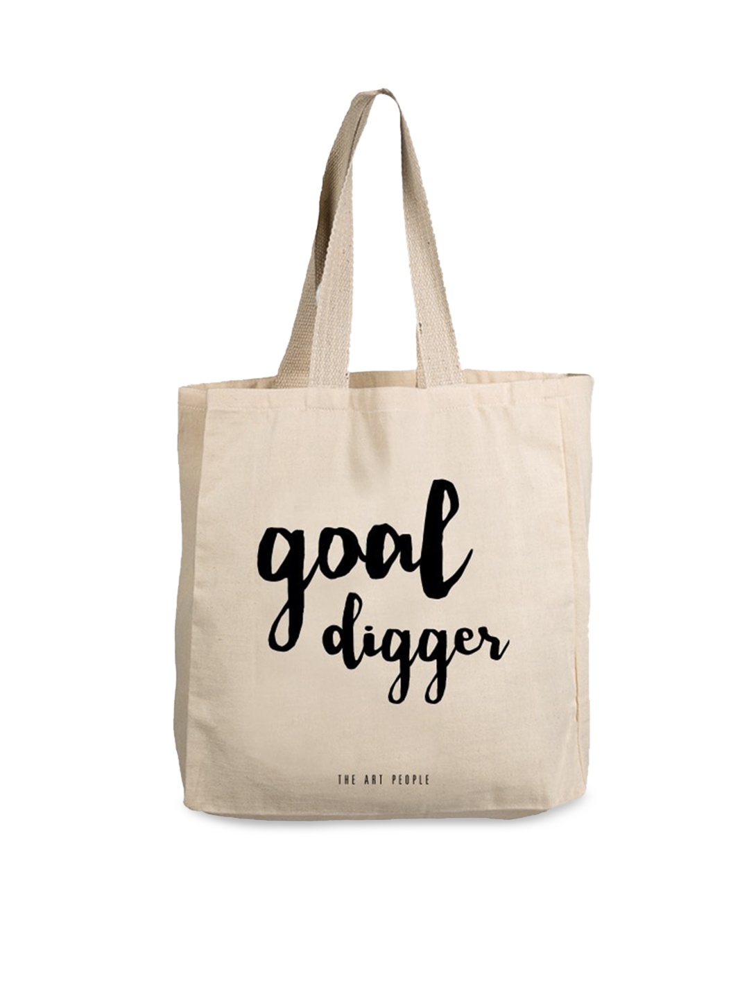 

The Art People Off White Printed Shopper Tote Bag