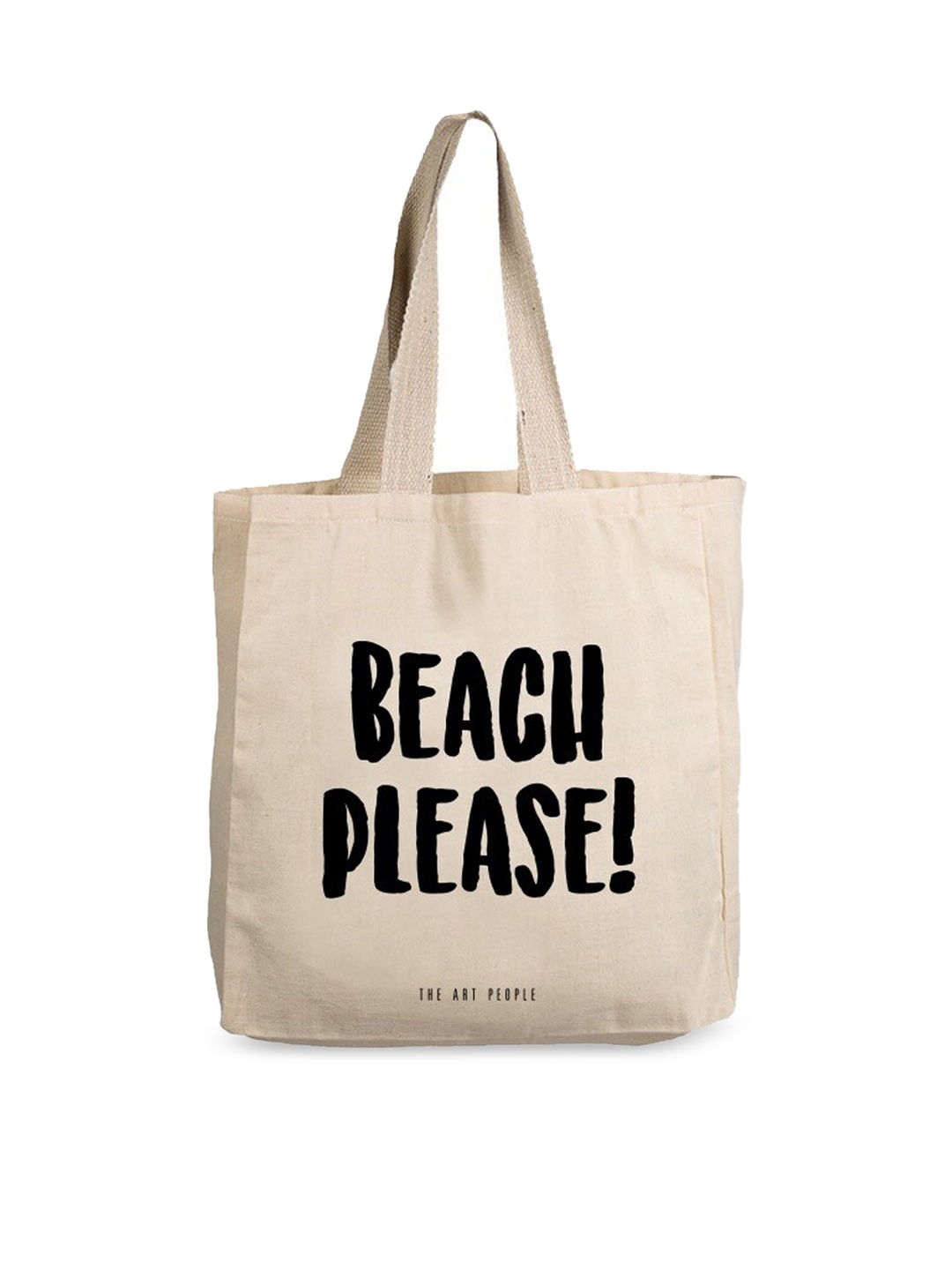 

The Art People Off White Printed Shopper Tote Bag