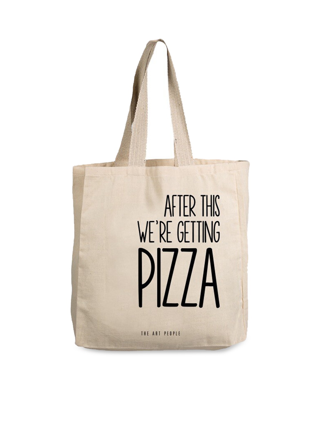 

The Art People Off White Printed Shopper Tote Bag