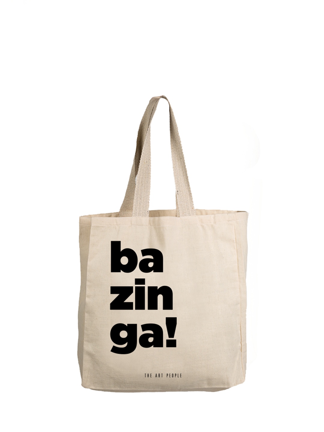 

The Art People Off White Typography Printed Shopper Tote Bag