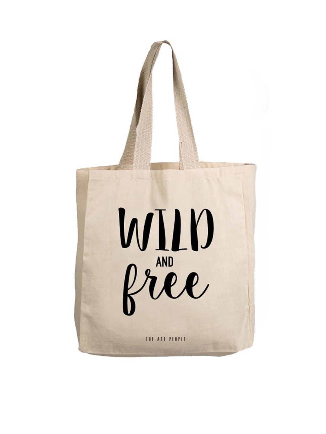 

The Art People Off White Printed Shopper Tote Bag