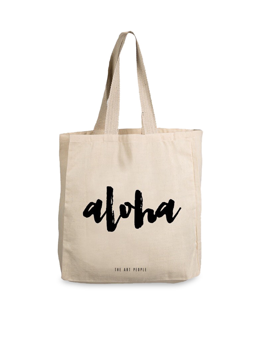 

The Art People Off White Typography Printed Shopper Tote Bag