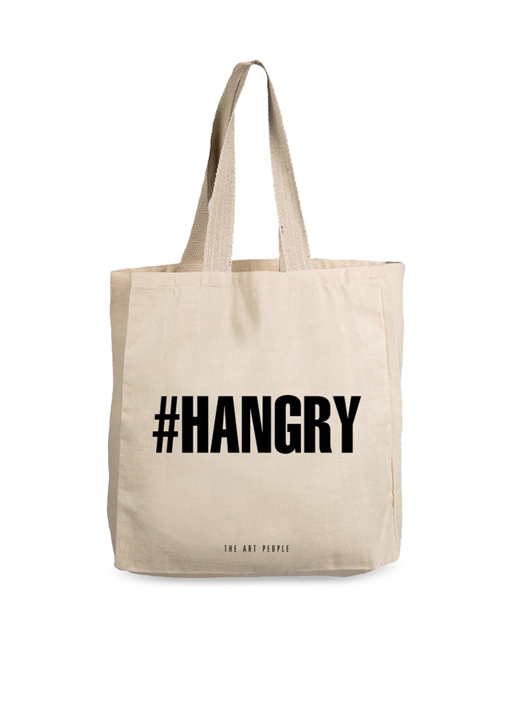 

The Art People Off White Printed Shopper Tote Bag