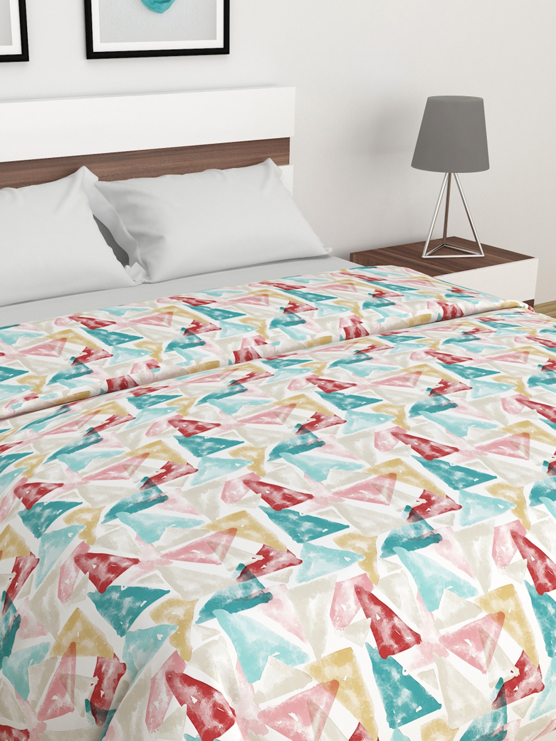

Home Centre Green & Red Cotton Mild Winter Double Bed Comforter