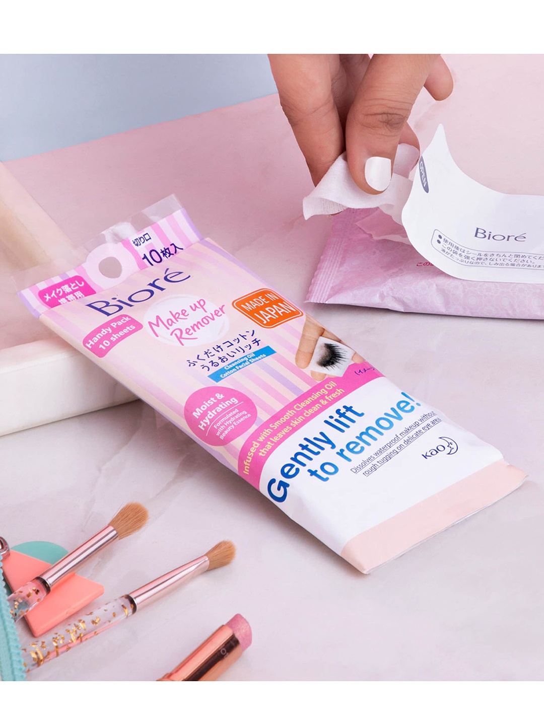 

Biore Moist & Hydrating Makeup Remover Facial Sheets - 10 Sheets, Pink