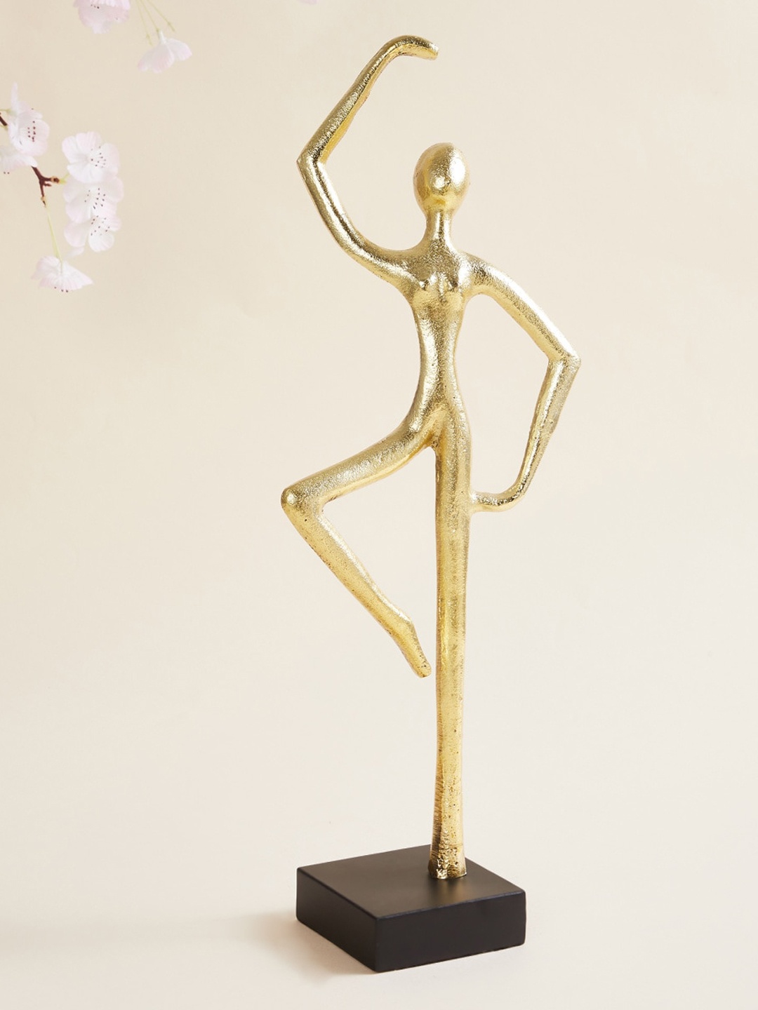 

Home Centre Fiesta Gold Solid Metal Dancing Figurine Showpiece