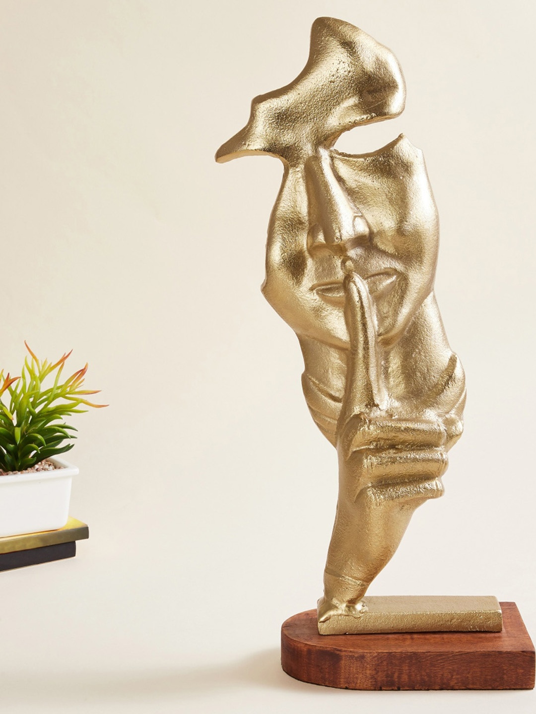 

Home Centre Gold -Toned Solid Sculpture Polyresin Figurine