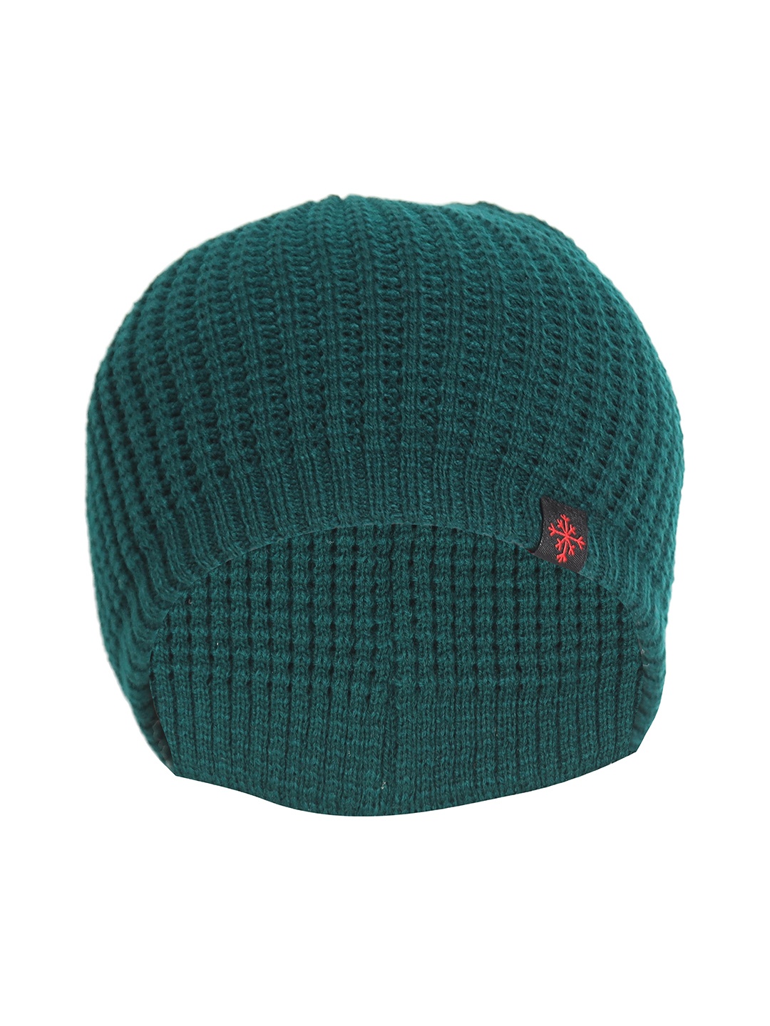 

FabSeasons Unisex Green Acrylic Woolen Beanie