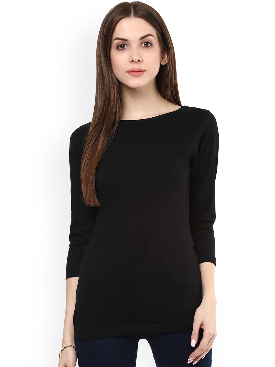 

plusS Black Pure Cotton Top