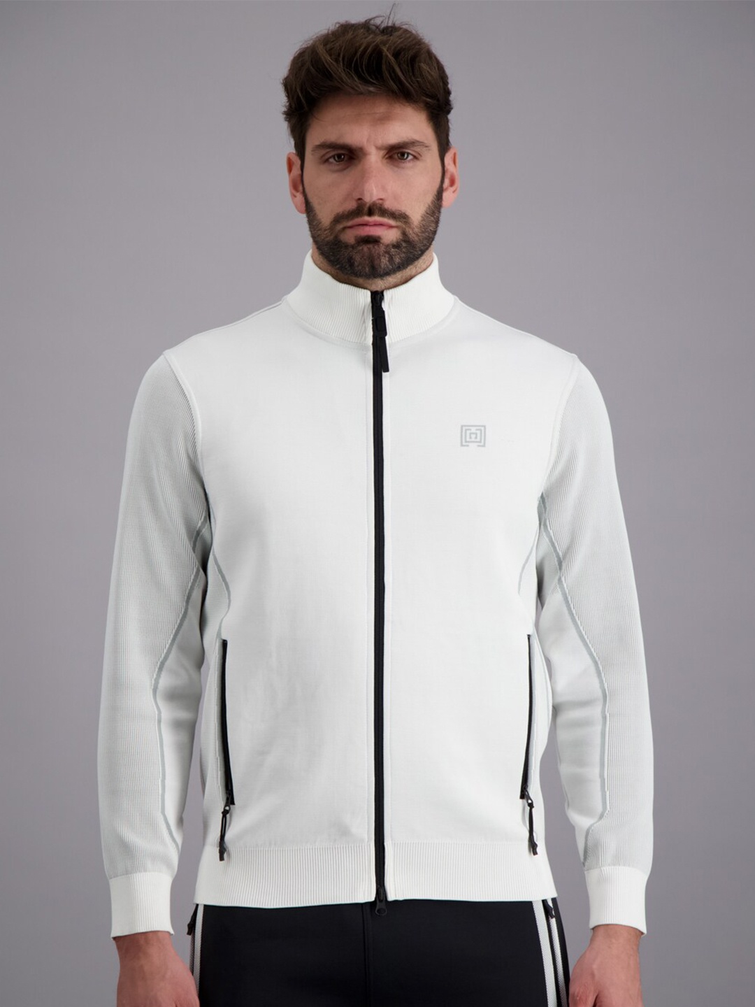 

FREESOUL Men White Solid Sweatshirt