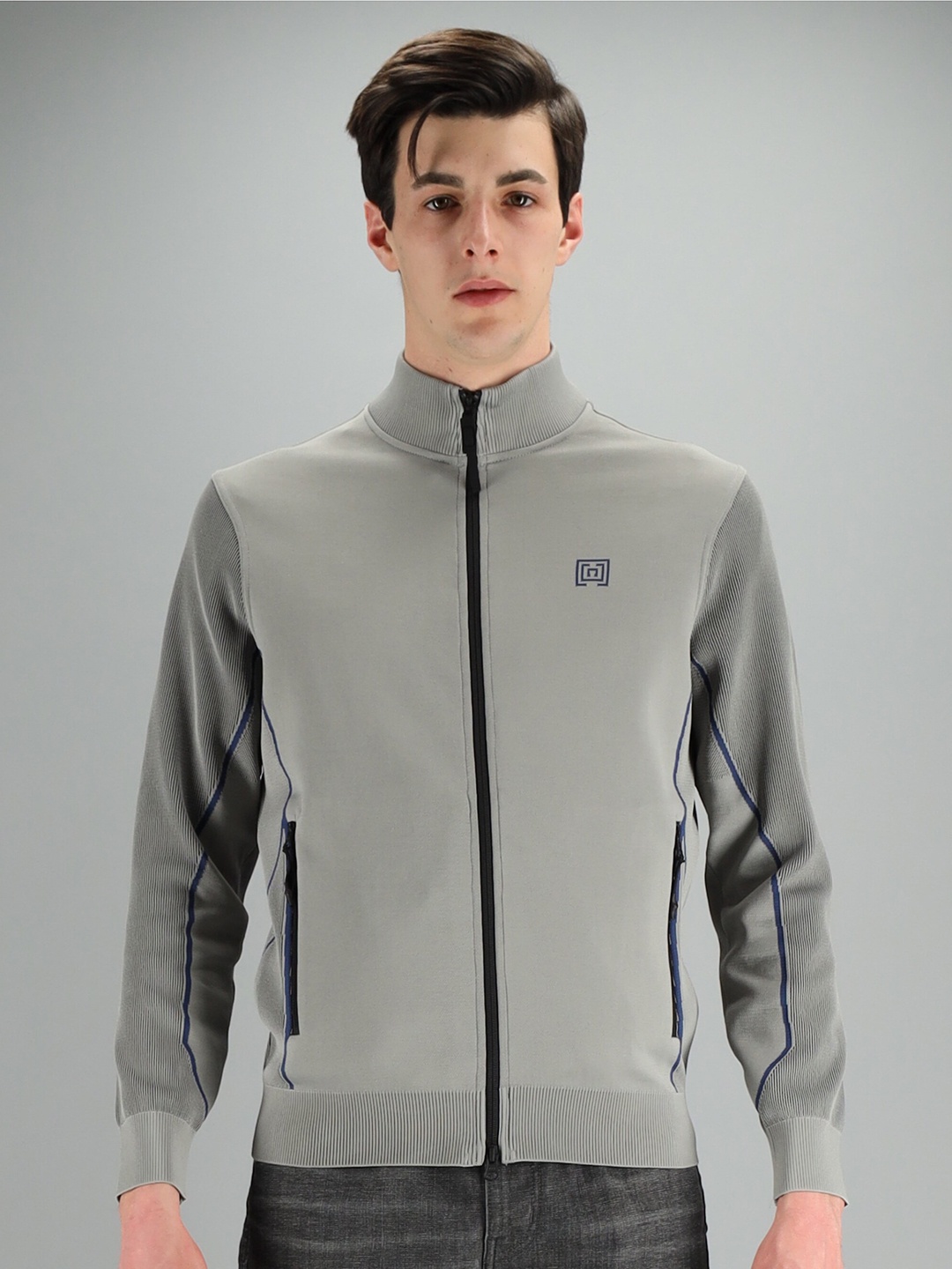 

FREESOUL Men Grey Sweatshirt