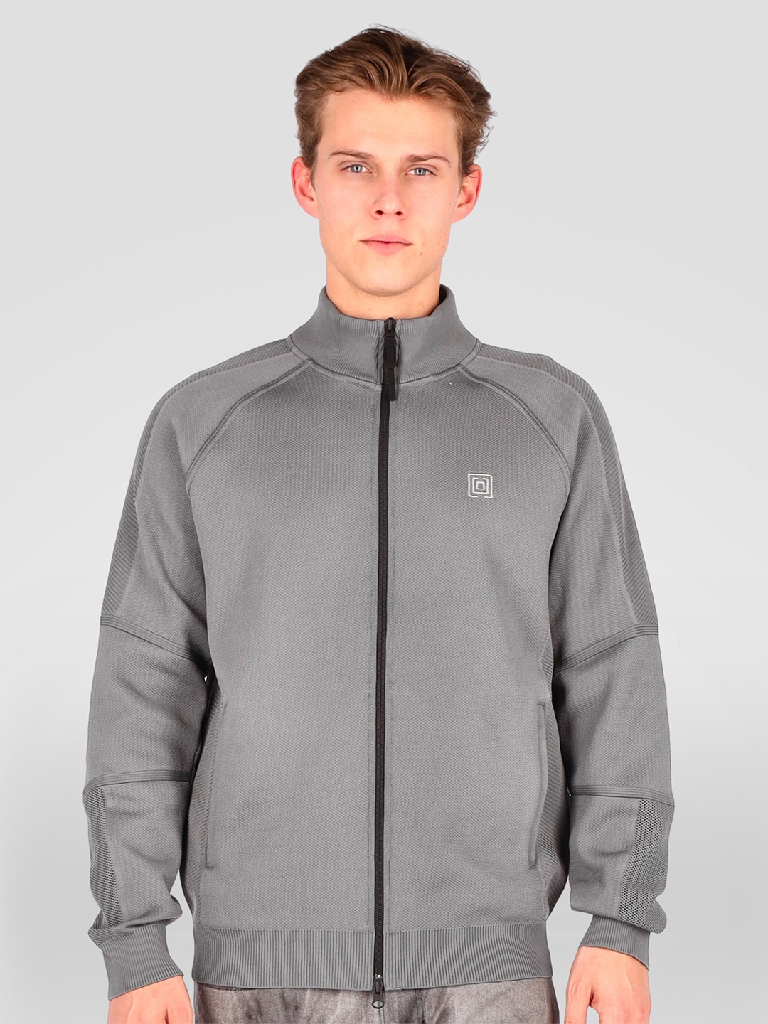 

FREESOUL Men Grey Sweatshirt