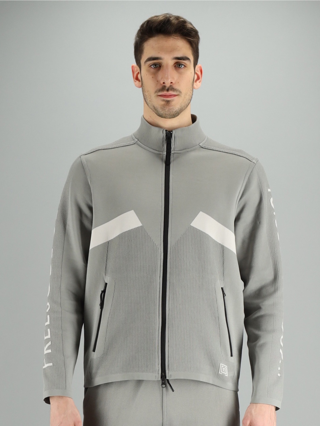 

FREESOUL Men Grey Sweatshirt