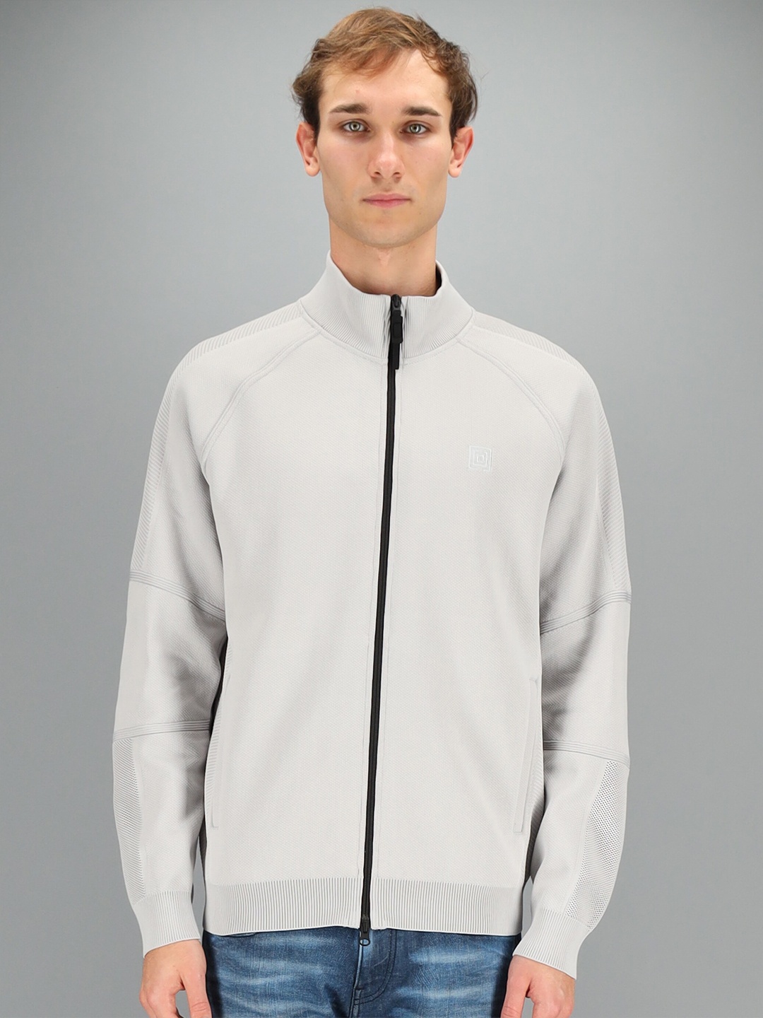 

FREESOUL Men Grey Sweatshirt