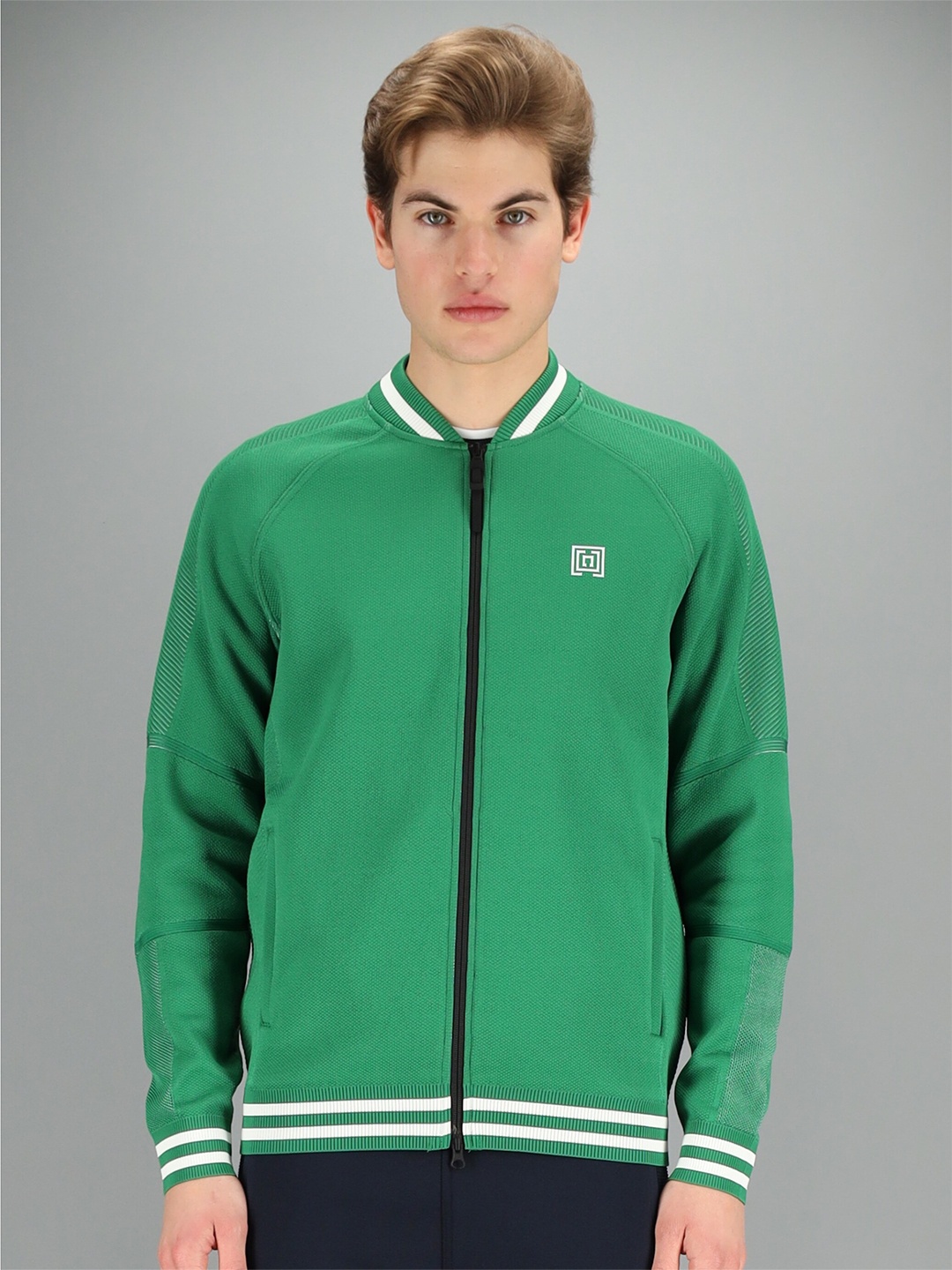 

FREESOUL Men Green Sweatshirt