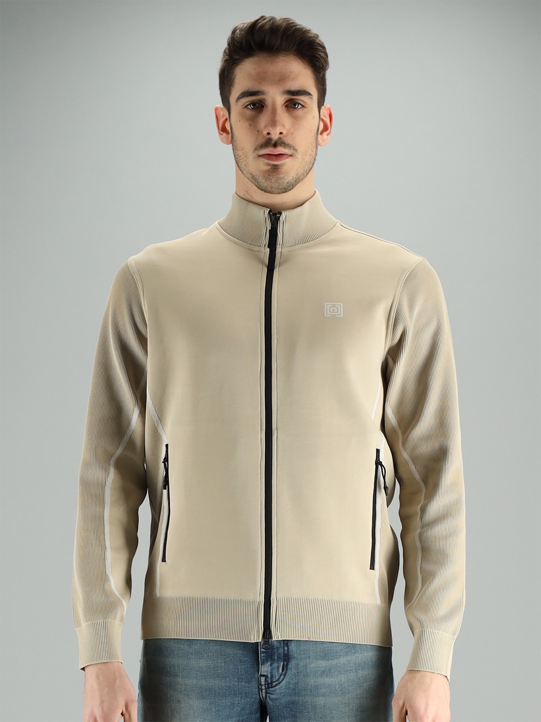

FREESOUL Men Beige Sweatshirt
