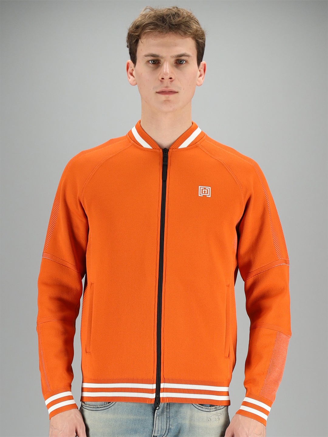 

FREESOUL Men Orange Sweatshirt