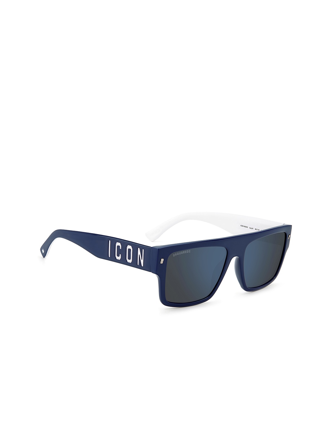 

Dsquared2 Men Blue Lens & Blue Wayfarer Sunglasses with UV Protected Lens 2048800JU56XT