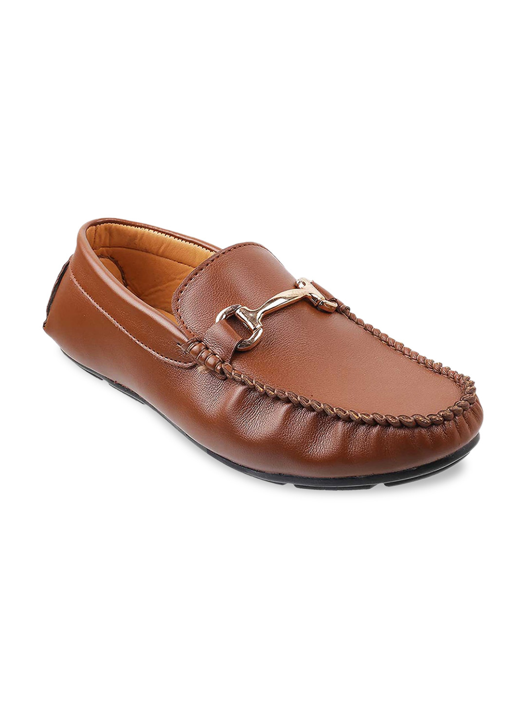 

WALKWAY by Metro Men Tan Leather Loafers